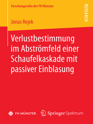 cover image of Verlustbestimmung im Abströmfeld einer Schaufelkaskade mit passiver Einblasung